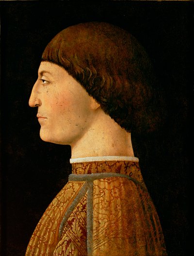 Sigismondo Malatesta door Piero della Francesca